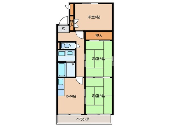 ローレル豊前の物件間取画像